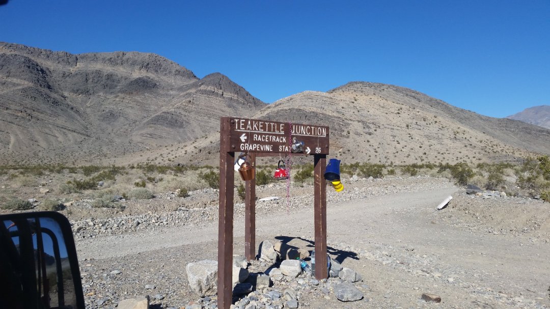 Teakettle Junction death valley California