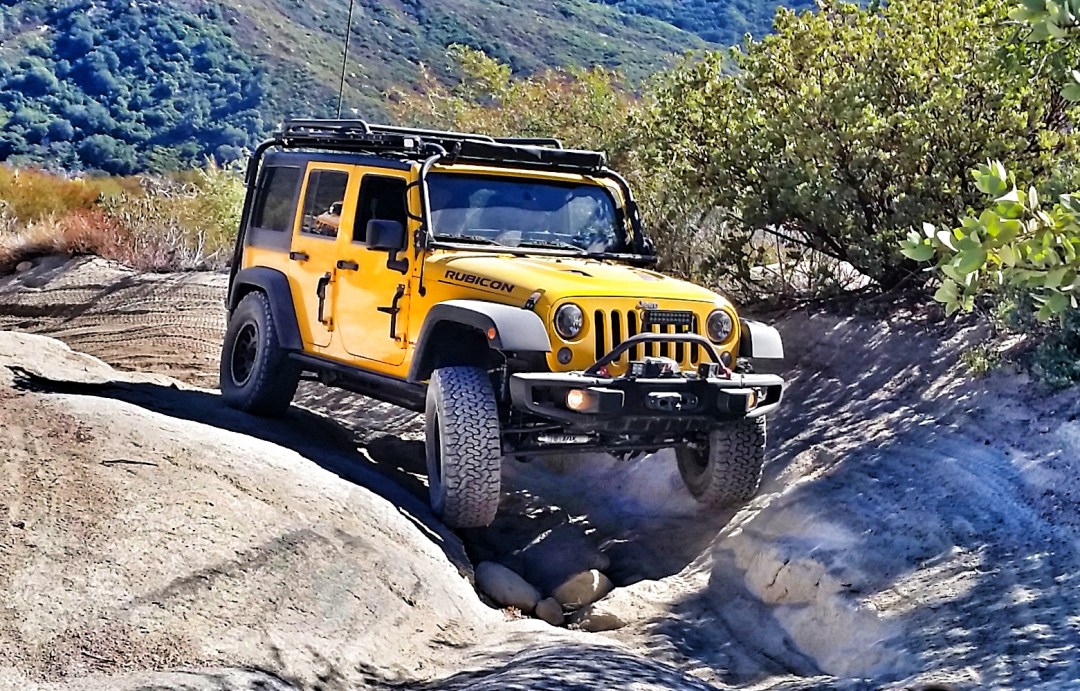 Jeep Rubicon on a Southwest 4x4 Tours adventure