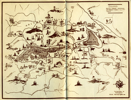 Old abandoned mine maps of the Southwest
